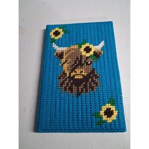 Handmade Refillable Cow JR  Legal Pad Holder With Pocket And Pad